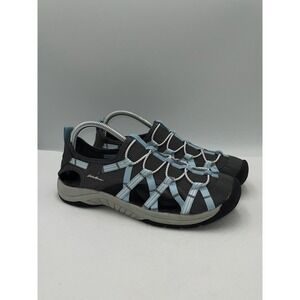 Eddie Bauer Outrigger Sport Sandals in a Gray & Light Blue Women's Size 10